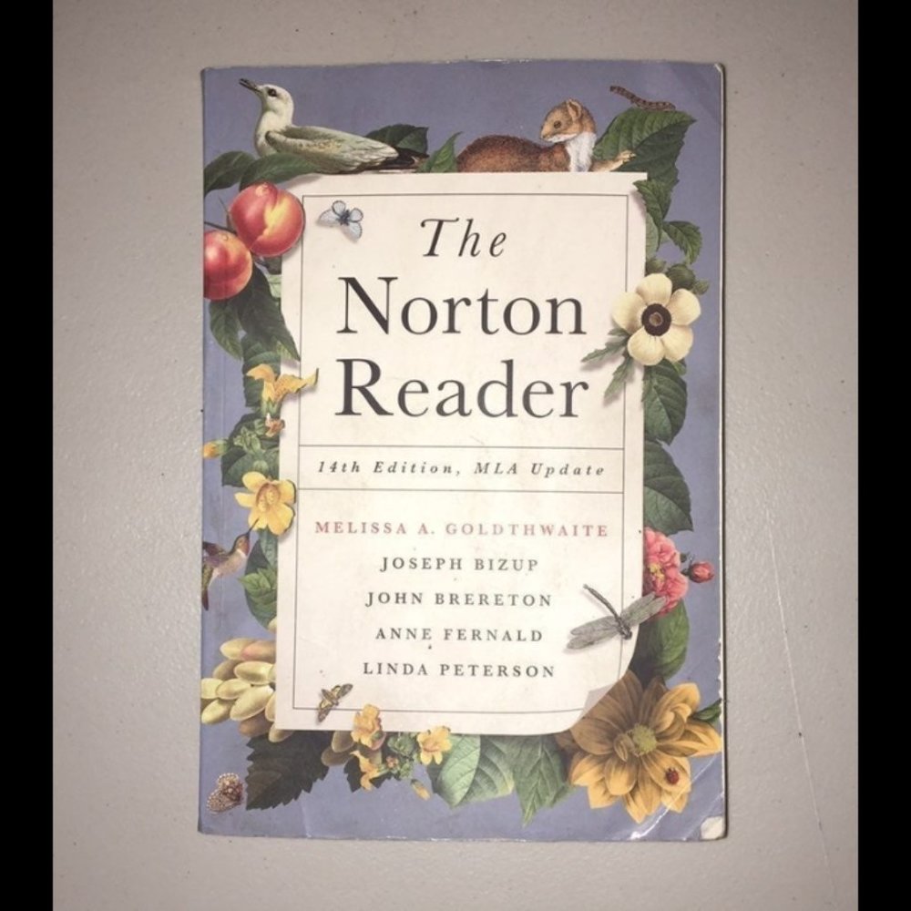 The Norton Reader In (14th) Fourteenth Edition by Melissa A Goldthwaite.